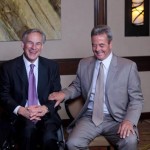 Keith Oakley with Governor Abbott
