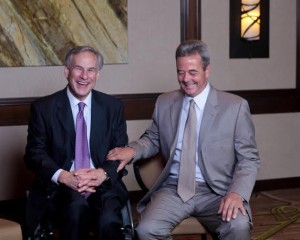 Keith Oakley with Governor Abbott